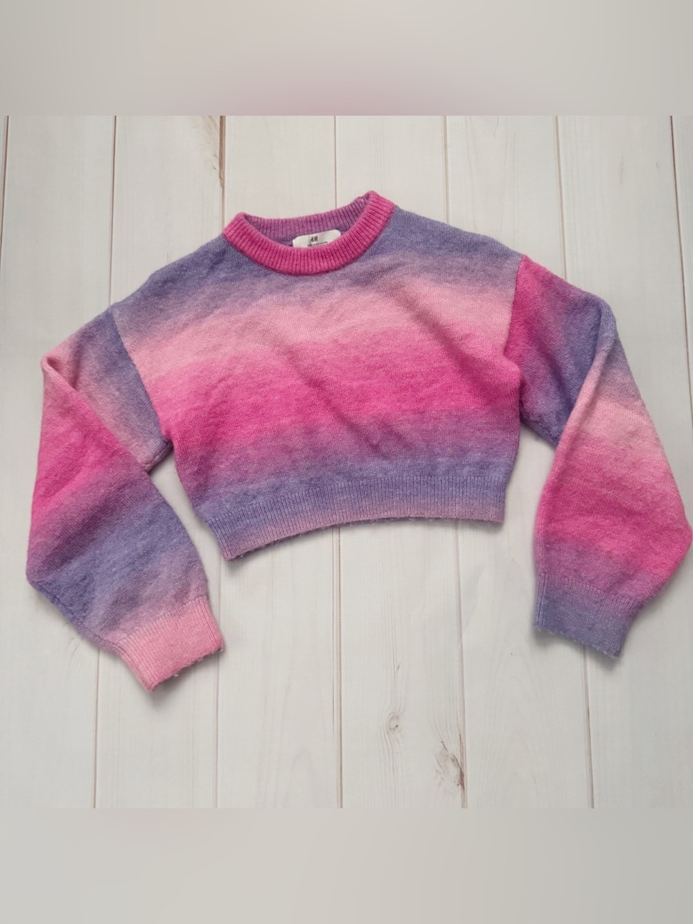 H&M Girls Cropped Sweater